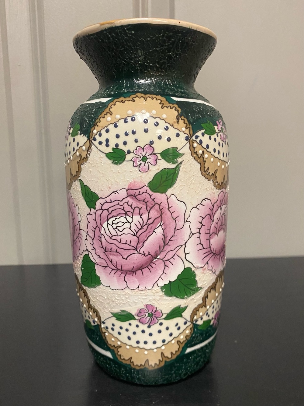 Vintage Floral Vase